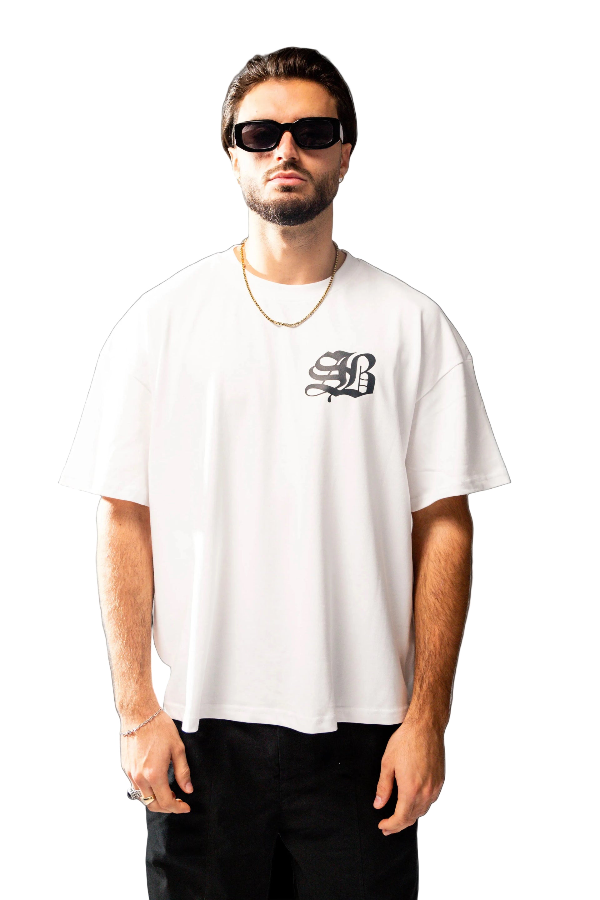 WHITE OVERSIZE T-SHIRT