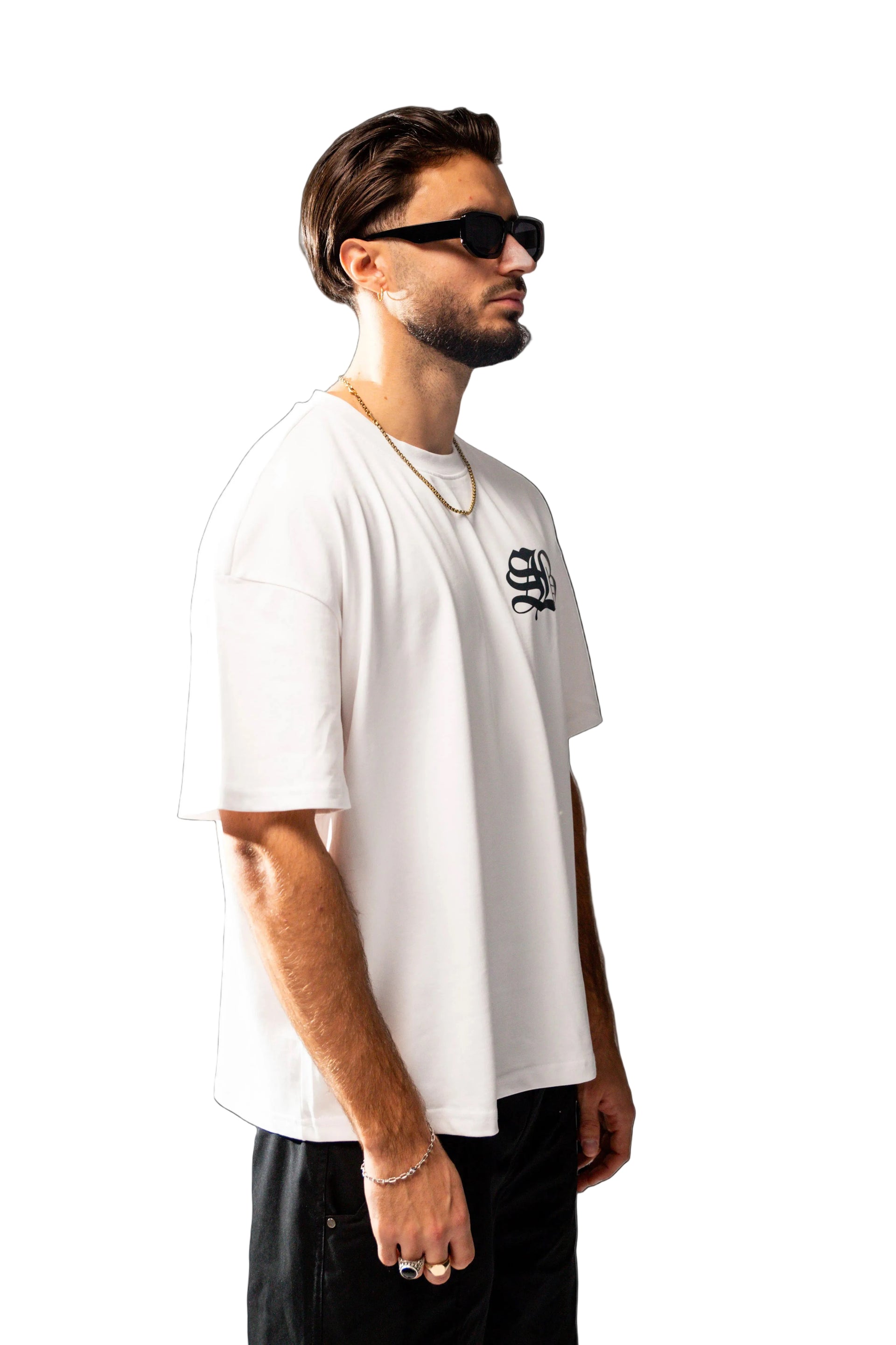 WHITE OVERSIZE T-SHIRT