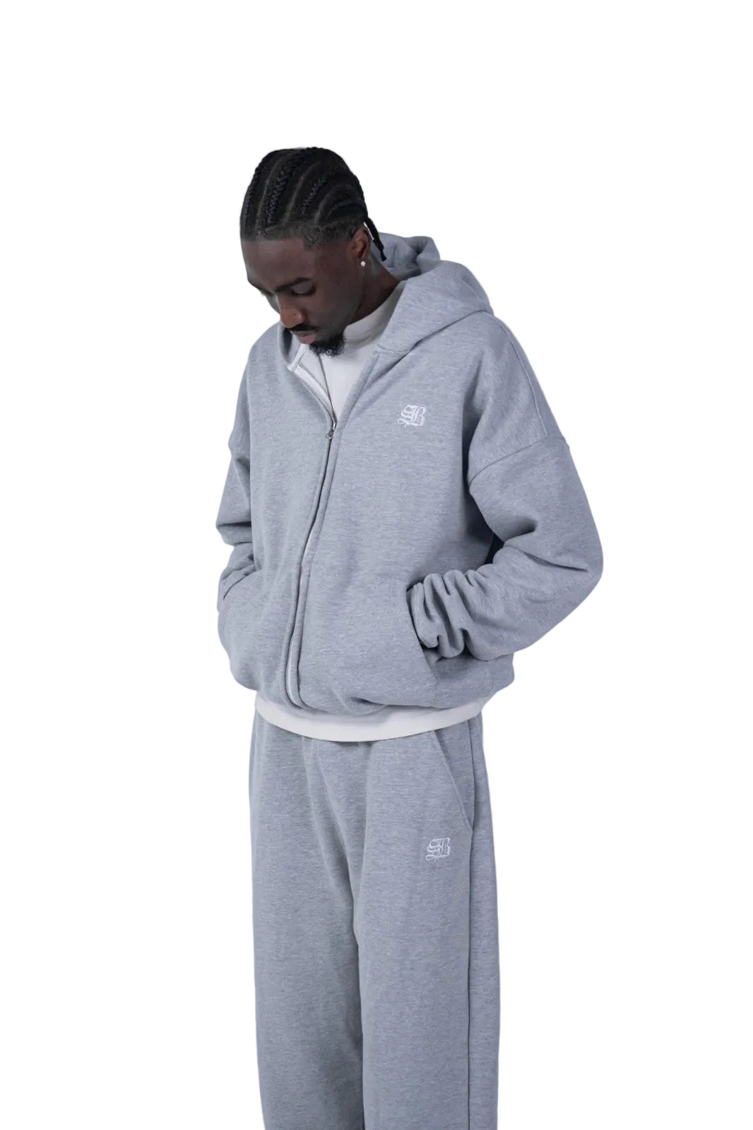 SB LIGHT GREY HOODIE
