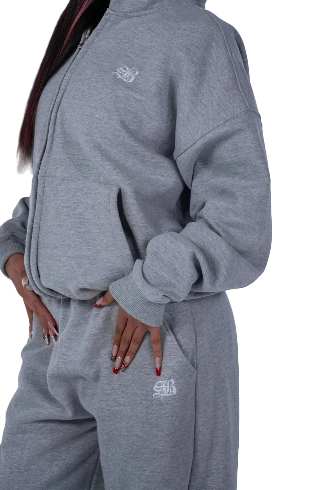 SB LIGHT GREY HOODIE